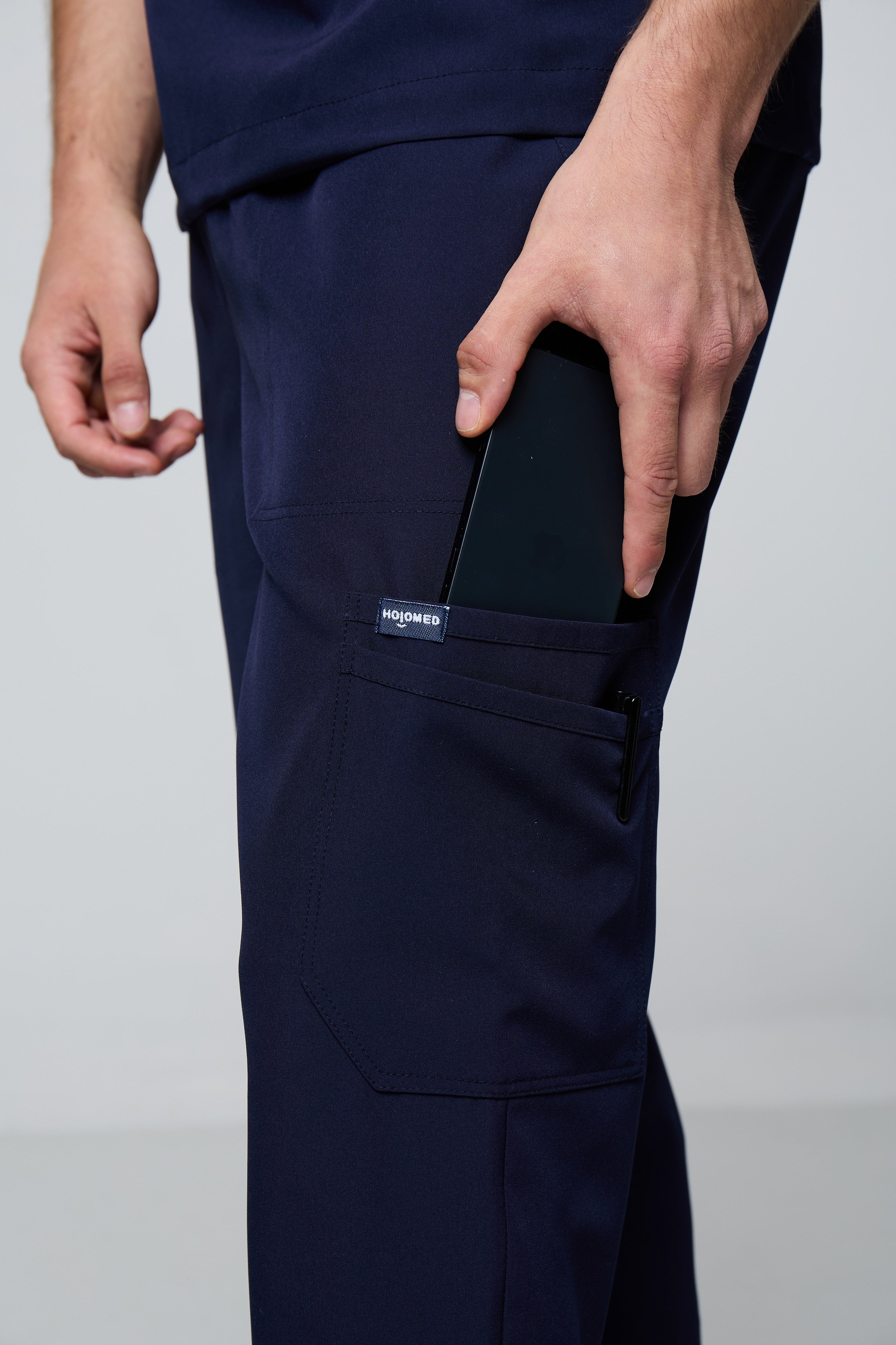 Filipina Cuello "V" Azul Marino