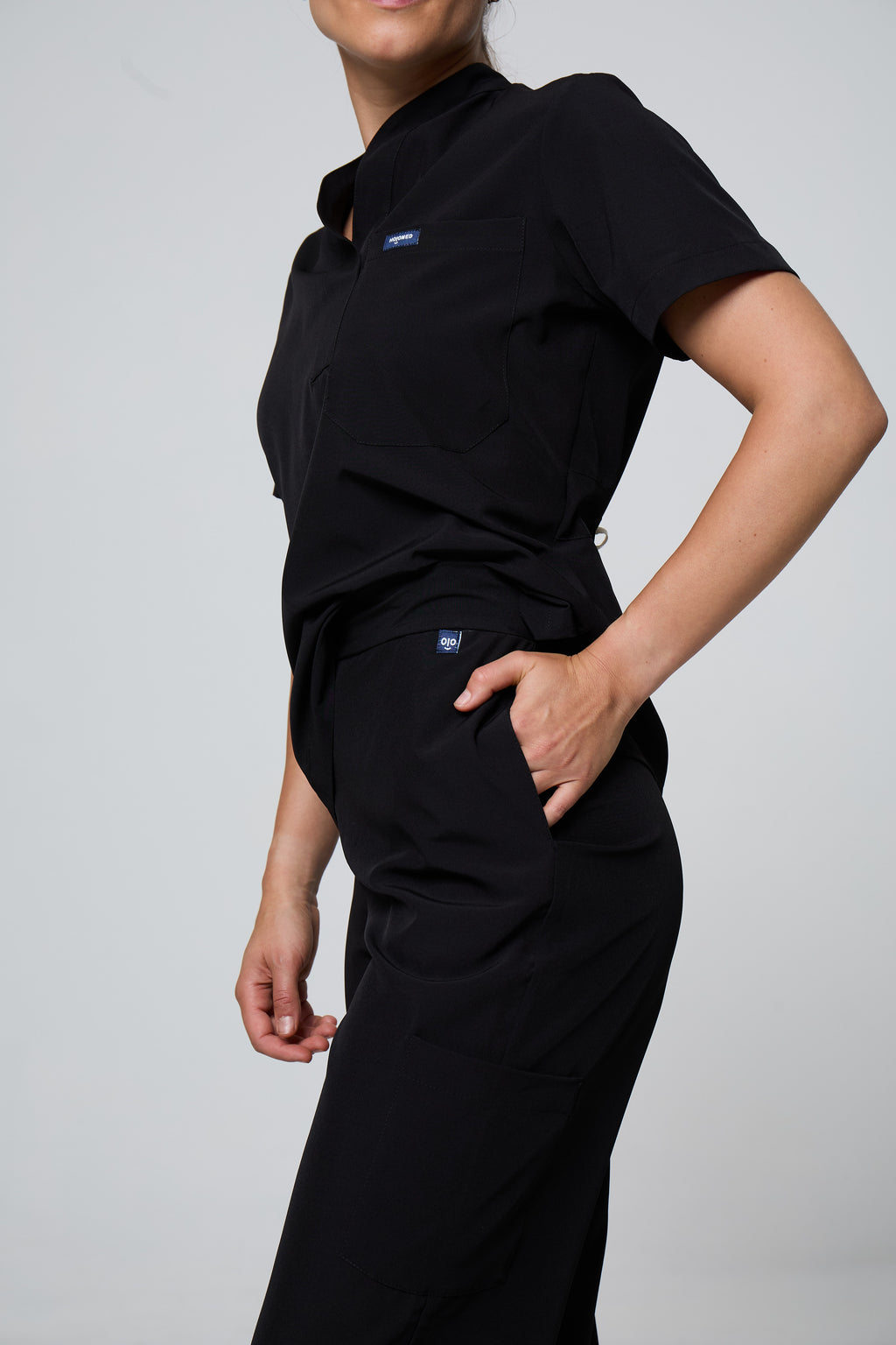 Filipina Cuello Mao Negro